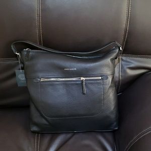 Vince Camuto hobo black and silver